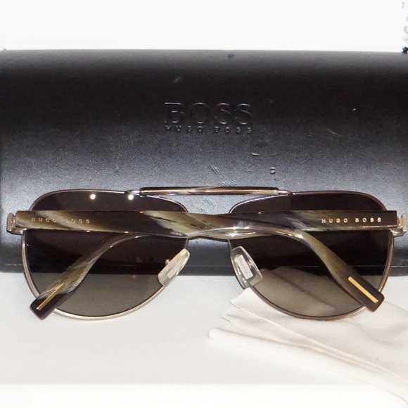 New Boss by HUGO BOSS Aviator Polarize unisex Sunglasses - Picture 5 of 8
